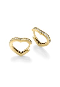 Adelia's - Adelia's Neuheit 2026 - Creolen Ohrringe ⌀ 14,9 mm aus 333 Gelbgold mit Zirkonia - gold