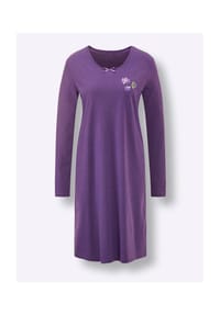 Witt - Sleepshirts - rosé-lila-bedruckt + lila
