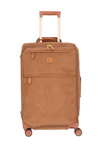 BRIC'S - LIFE 4-Doppelrollen-Trolley, Weichgepäck, Zweiwege-Reißverschluss, Packriemen - CAMEL