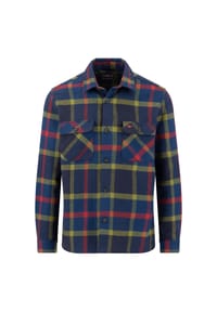 FYNCH-HATTON® - Flanellhemd, Casual Fit, Langarm, Kent, für Herren - 685 NAVY