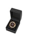 RHODENWALD & SÖHNE Armband-Uhr Lucrezia gelbgold Echtleder dunkelbraun Bild 9