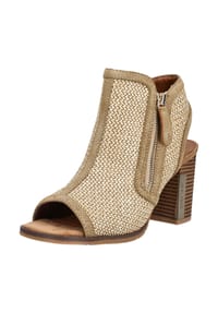 MUSTANG® - Lederimitat/Textil Sandalen - Beige