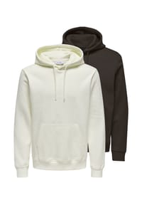ONLY & SONS - Sweatshirt / Hoodie 2er Pack Connor - Beige / creme