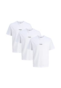 JACK & JONES - T-Shirt 3er Pack Soho - Moonbeam