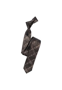 VENTI - Herren Krawatte Print - Braun