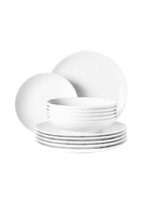 Seltmann Weiden Tafelservice, 12-teilig - AMINA - grau