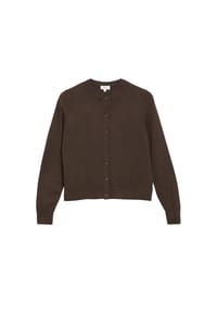 s.Oliver - Cardigan, Rippbündchen, für Damen - 85W0 BROWN