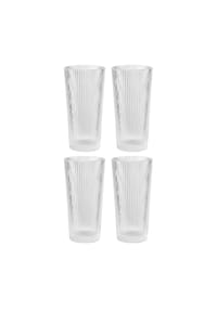 stelton Longdrinkgläser, 4er-Set - PILASTRO - CLEAR