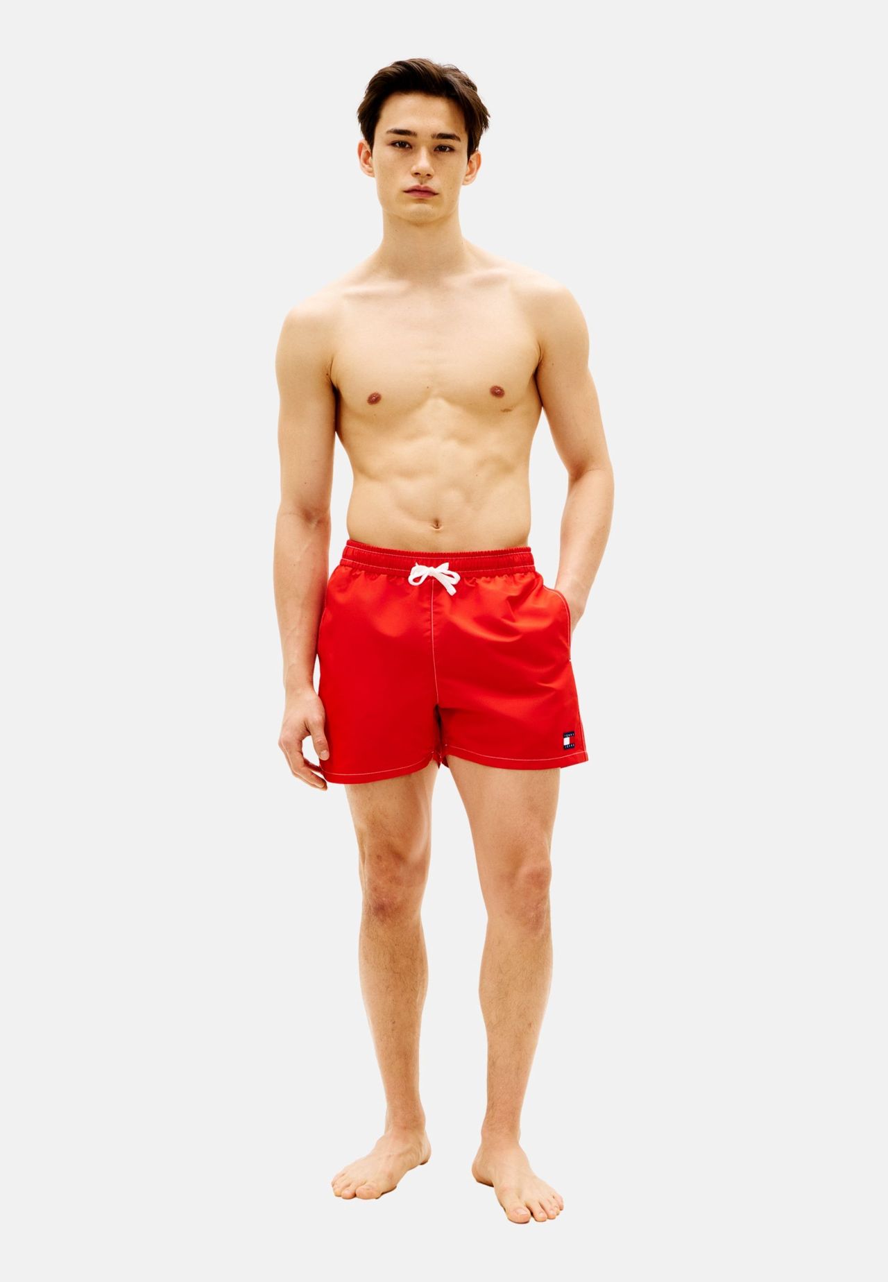 Tommy Hilfiger Tj Medium Drawstrin, Xnl Deep Crimson, M, Rot, M
