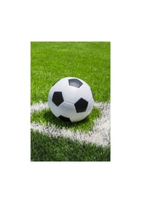 COFI - Fußball Fleece-Decke 100x150 cm Kuscheldecke aus 100 % Polyester - 