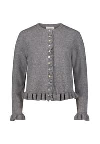 CARTOON - Cardigan mit Rüschen - Grau