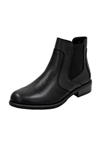 remonte® - Leder/Textil Stiefelette - Schwarz