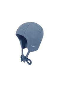 maximo® - BABY-Fleecemütze, Bindeband - denimblue