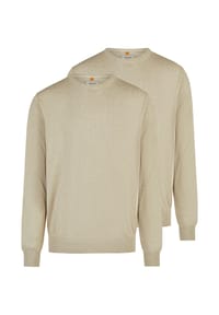 Redmond - Pullover 2er Pack Basic - Schwarz