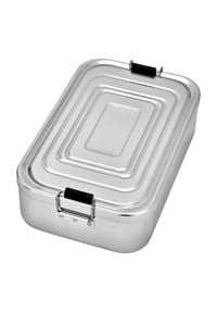 KÜCHENPROFI - Lunchbox, groß, 23x15x6,5 cm - silber