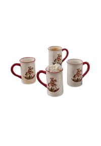 LOBERON Tasse 4er Set Troms bunt - Tischgedeck Set - bunt