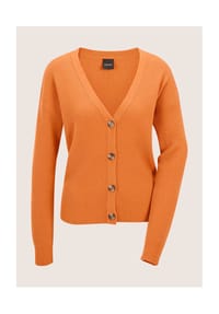 MADELEINE - Strickjacke mit Kaschmir - pastellorange