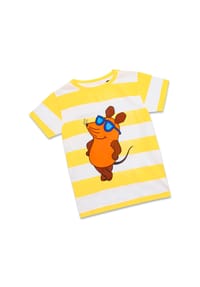 koaa - Die Maus Beachboy Stripes – T-Shirt - Weiß