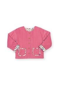 KITE - Kinder Clover Gesteppte Jacke Bio-Baumwolle - Pink