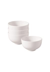 Villeroy & Boch Snackschalen Afina ø 10,7 cm 4er Set weiß - AFINA - weiß