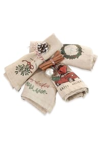 LOBERON - Serviette 4er Set Camon beige - beige