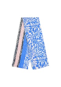 s.Oliver - Schaltuch, Fransen, für Damen - 55E1  BLUE
