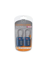 Go TRAVEL Gepäckzubehör - Gepäckzubehör Kofferschloss mit Zahlenschloss 7 cm - blue
