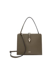 L.CREDI PETRONELLA - Henkeltasche, Twist-Lock, Emblem, für Damen - FOREST