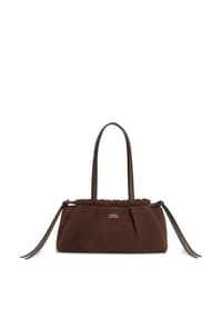 TOMMY HILFIGER - Schultertasche Soft Leather, Leder, für Damen - GUG  BROWN