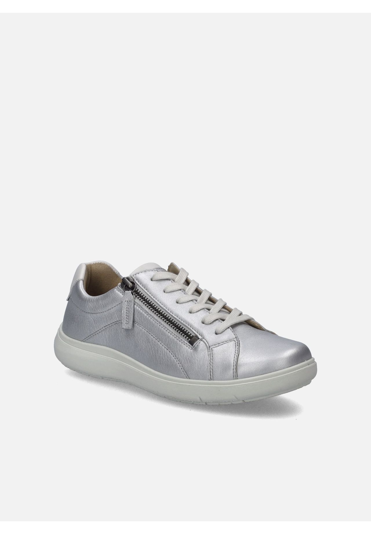 Seibel Sneaker "Megan 01", ZiernäHte, Leder, FüR Damen, Silber, 41