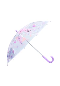 COFI - Prêt Kinder-Regenschirm ? 71 cm Katze-Design, transparent & handlich - Rosa 60 x 71 x 71 cm