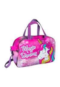 unicorn® - Unicorn Kinder Sporttasche mit praktischem Innenraum ideal für - Rosa 25x15x16 cm