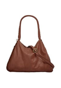 Samantha Look - Shopper Echt Leder, Made In Italy - cognac