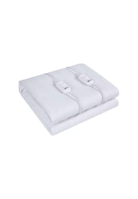 COFI - Termozeta Elektrische Wärmedecke für zwei Personen aus Polyester mit - Weiß 160x140 cm