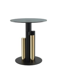 Kayoom - Beistelltisch Ontario 225 - gold - grau
