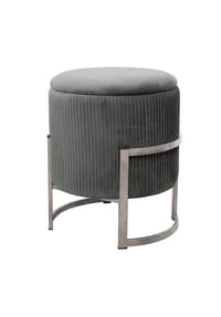 Akord - Porto Pouf mit Stauraum - graphit