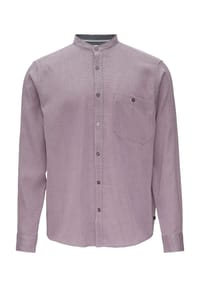 s.Oliver - Freizeithemd, Regular-Fit, Stehkragen, für Herren - 40K2 LILAC/PINK