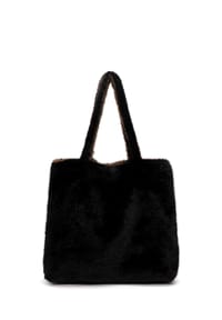 Emily & Noah E&N EVA FLUFFY - Shopper, Magnetverschluss, für Damen - 102 BLACK/BROWN