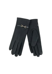 nitzsche - Fingerhandschuhe, Metall-Detail, für Damen - 050  BEIGE
