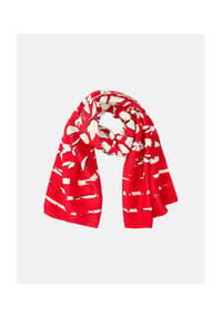 olsen - Schal mit Panneaux-Print - Red Rose