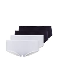 SKINY® - Damen Panties, 4er Pack - Advantage Cotton Stretch, Panty, Baumwoll-Stretch - Schwarz