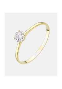 VANLERÉ - Solitär Ring, mit Zirkonia, 375 Gelbgold - gold