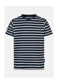 salzhaut - Shirt DIEK - RINGEL - Navy-Offwhite