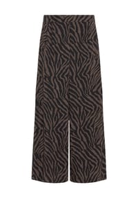 MANGUUN collection - Stoffhose, Gummibund, für Damen - ABSTRCT PRNT GREEN