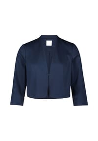 BETTY & CO - Bolero-Jacke unifarben - Dunkelblau
