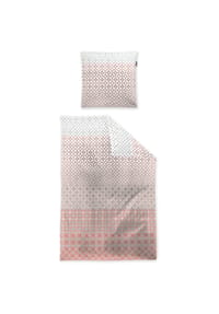 irisette® - Seersucker Bettwäsche Set Easy 8614 - 50 orange