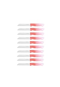 Cheffinger - Küchenmesser 18 cm mit ergonomischem Griff - Rot - Rot 1 Stück