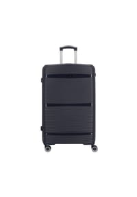 d & n® Travel Line 4200 - Travel Line 4200 - 4-Rollen-Trolley L 77 cm (taupe) - darkblue