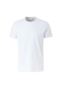 s.Oliver BLACK LABEL - T-Shirt, Slim-Fit, für Herren - 0100 WHITE