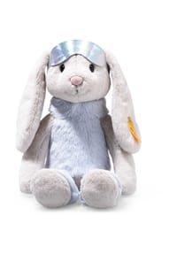 Steiff - Soft Cuddly Friends Kuscheltier "Hoppie Hase Skifahrer", 31 cm - BLAU/GRAU